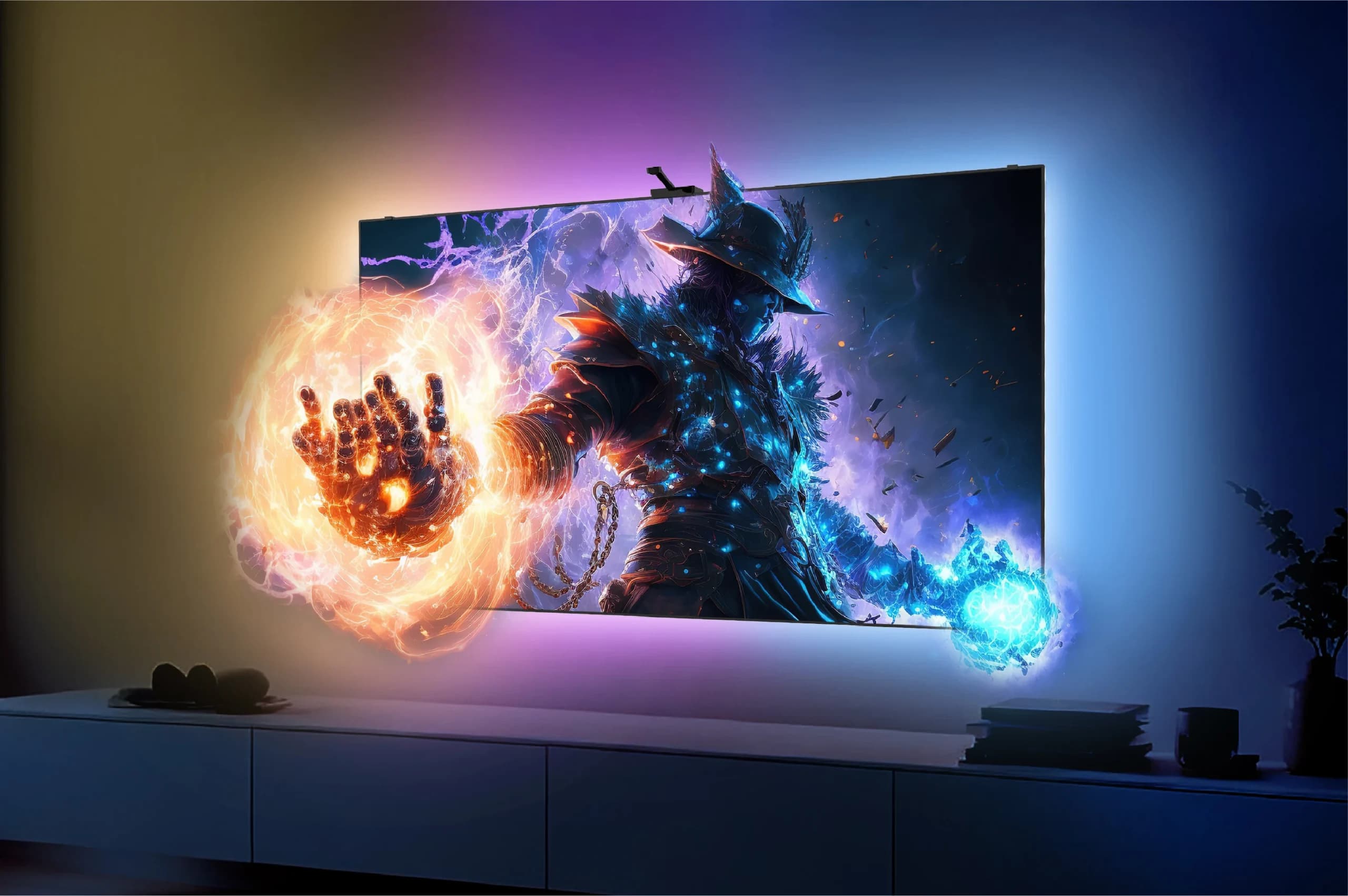 Horizon 5C immersive TV backlight syncing with on-screen content